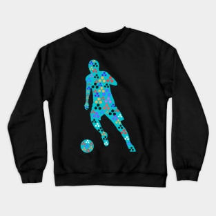 Polka Dot Soccer Crewneck Sweatshirt